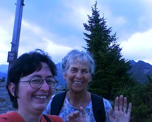 Händi-Foto vom Planai-Gipfel